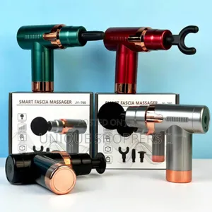 High Quality Massage Gun - 6 Speed, 4 Head Options, Rechargeable.