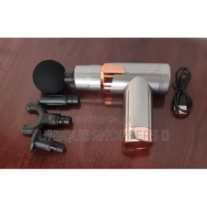 High Quality Massage Gun - 6 Speed, 4 Head Options, Rechargeable.