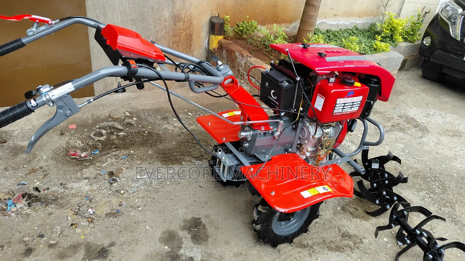 Diesel 10hp Power Tiller Machine Fully Automatic With Keystart Option.