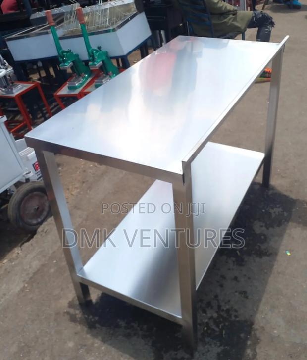 Exravagant Pure Stainless 4x2ft Working Table Top - main view