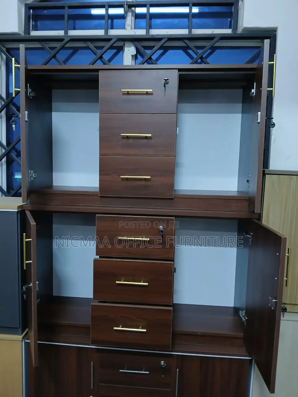 Executive Double Wooden Cabinet
