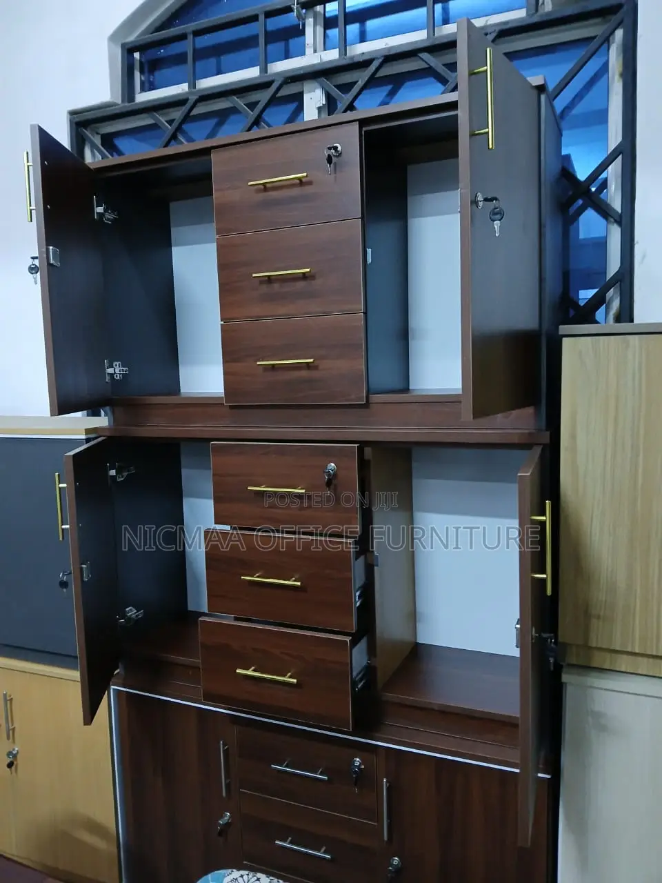 Executive Double Wooden Cabinet