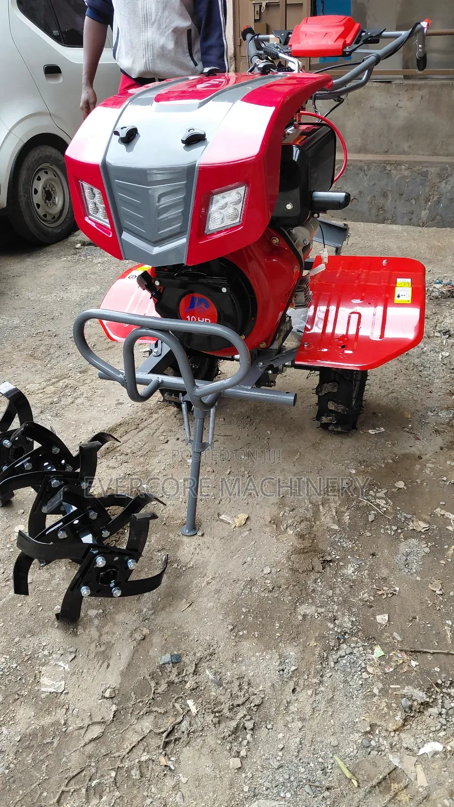 Heavy Duty 10hp Power Tiller Aircooled Engine.