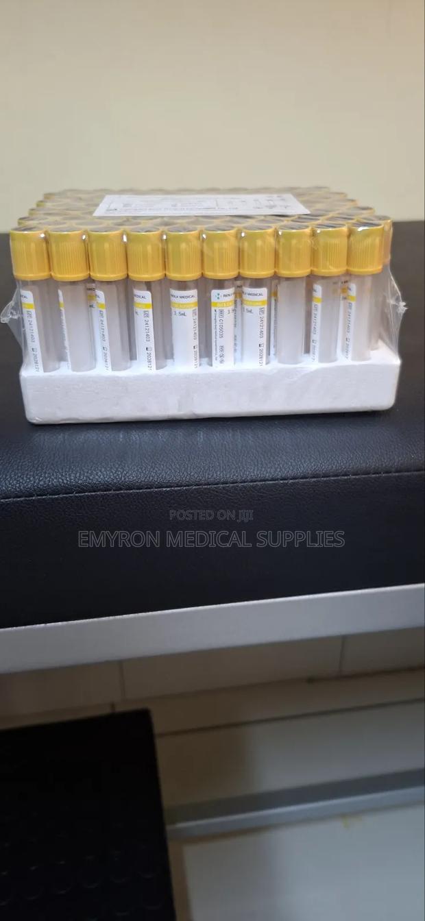 SST Tubes/Yellow Tubes Vacutainers - main view