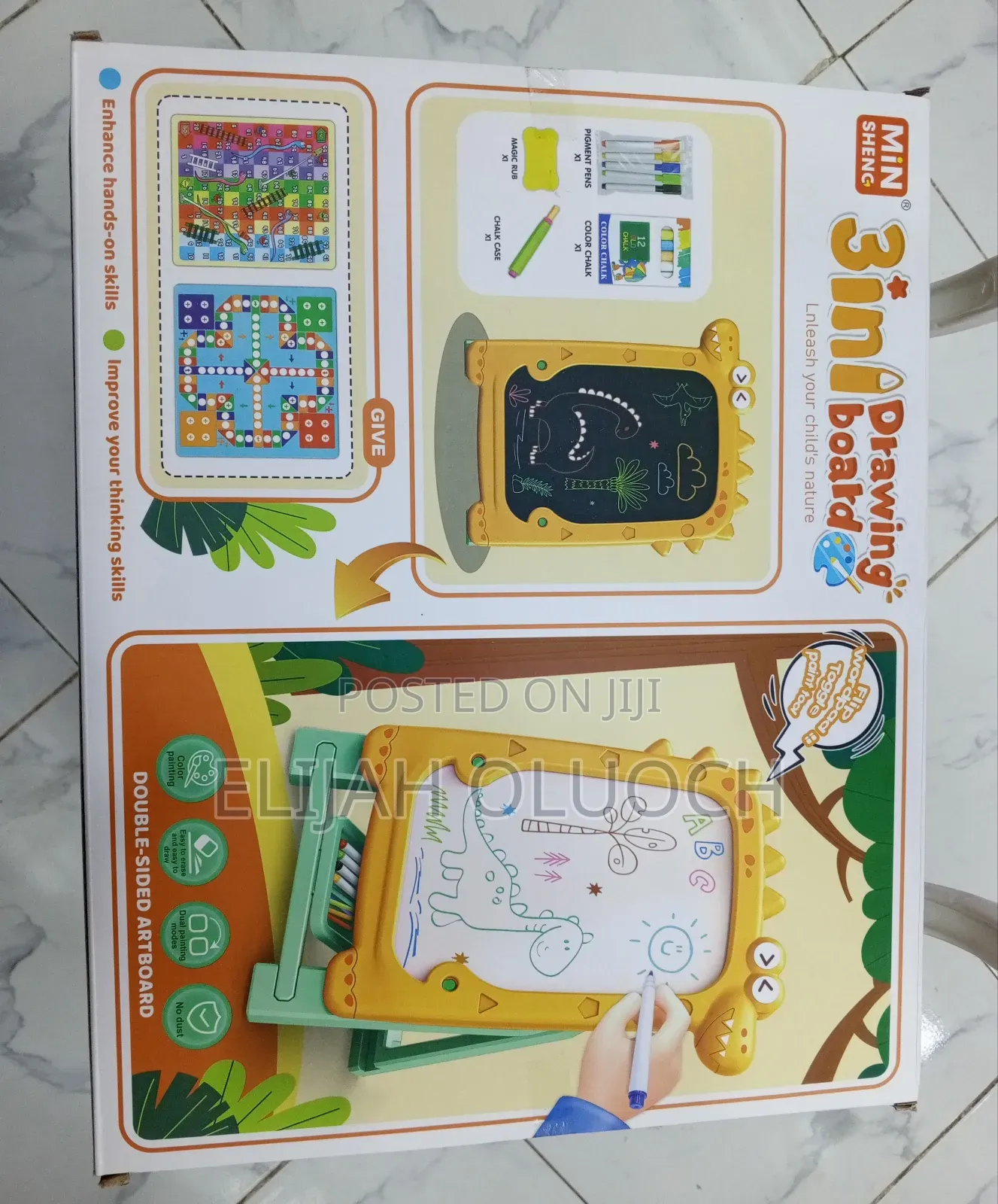 3-in-1 Drawing Board, Complete With 2 Free Games