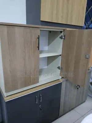 Modern Dual-Tone Cabinet