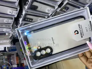 Ulak Doyers Case Clear With Color Border for Samsung Galaxy A17