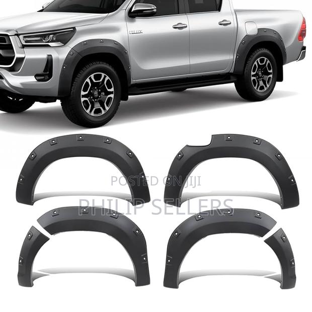 Toyota Hilux Accessories, 2020-2025 Double Cab Fender Flares, - main view