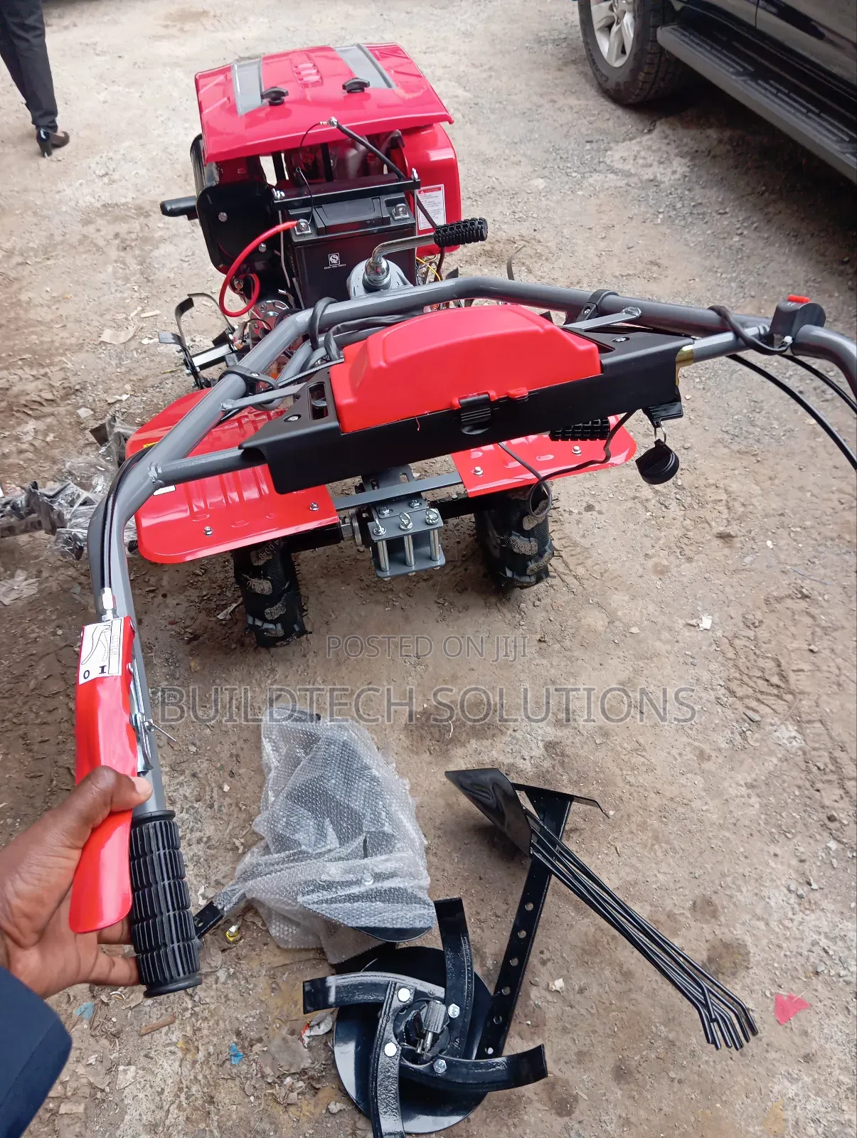 Compact Garden Power Tiller