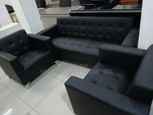 5-Seater Modern Office Reception Lounge Waiting Sofa