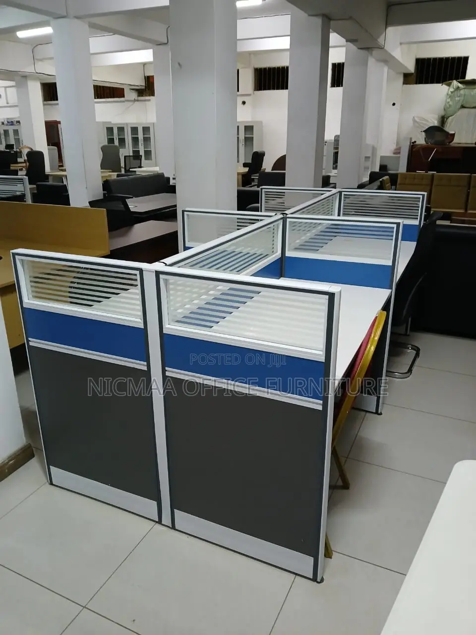 4-Persons Executive Partitioned Setup Workstation