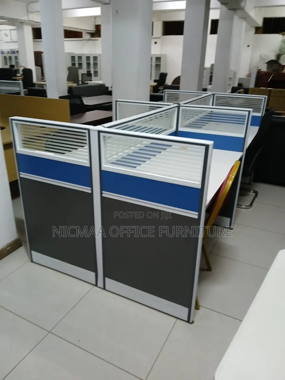 4-Persons Executive Partitioned Setup Workstation