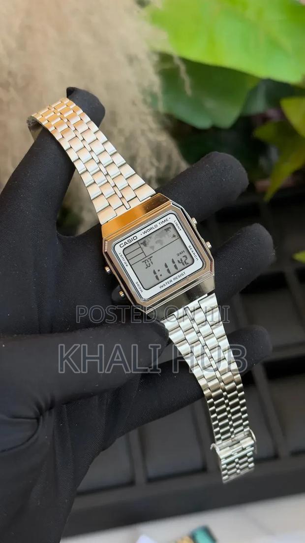 Casio Worldtime Watch Casio World Time Stainless Steel Watch