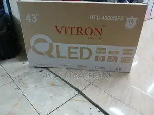 Vitron 43 Inches Smart Qled Frameless Tv Full Hd With Bluetooth