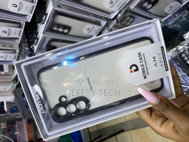 Miwesd Transparent Doyer Case With Boaders for Samsung Galaxy A36 - thumbnail 2