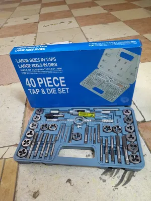 Commercial Tap And Die Set 40 Piece With Handles