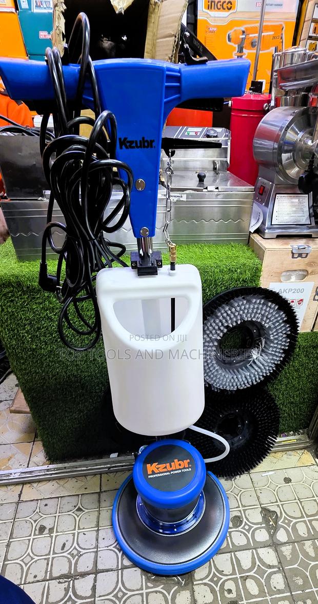 Kzubr Three in One Floor Scrubber 1100watts Has 3 Brushes - main view
