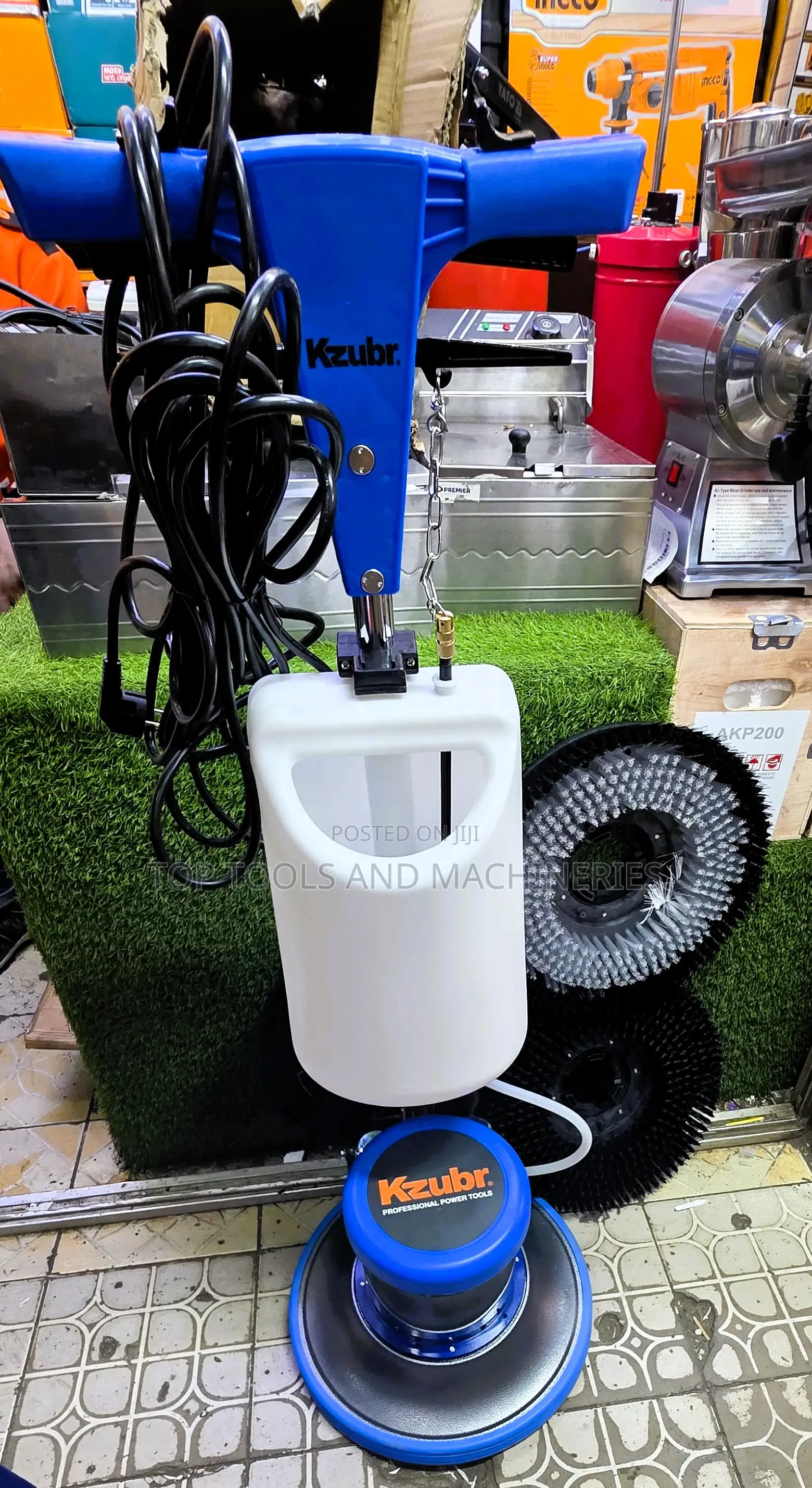 Kzubr Three in One Floor Scrubber 1100watts Has 3 Brushes