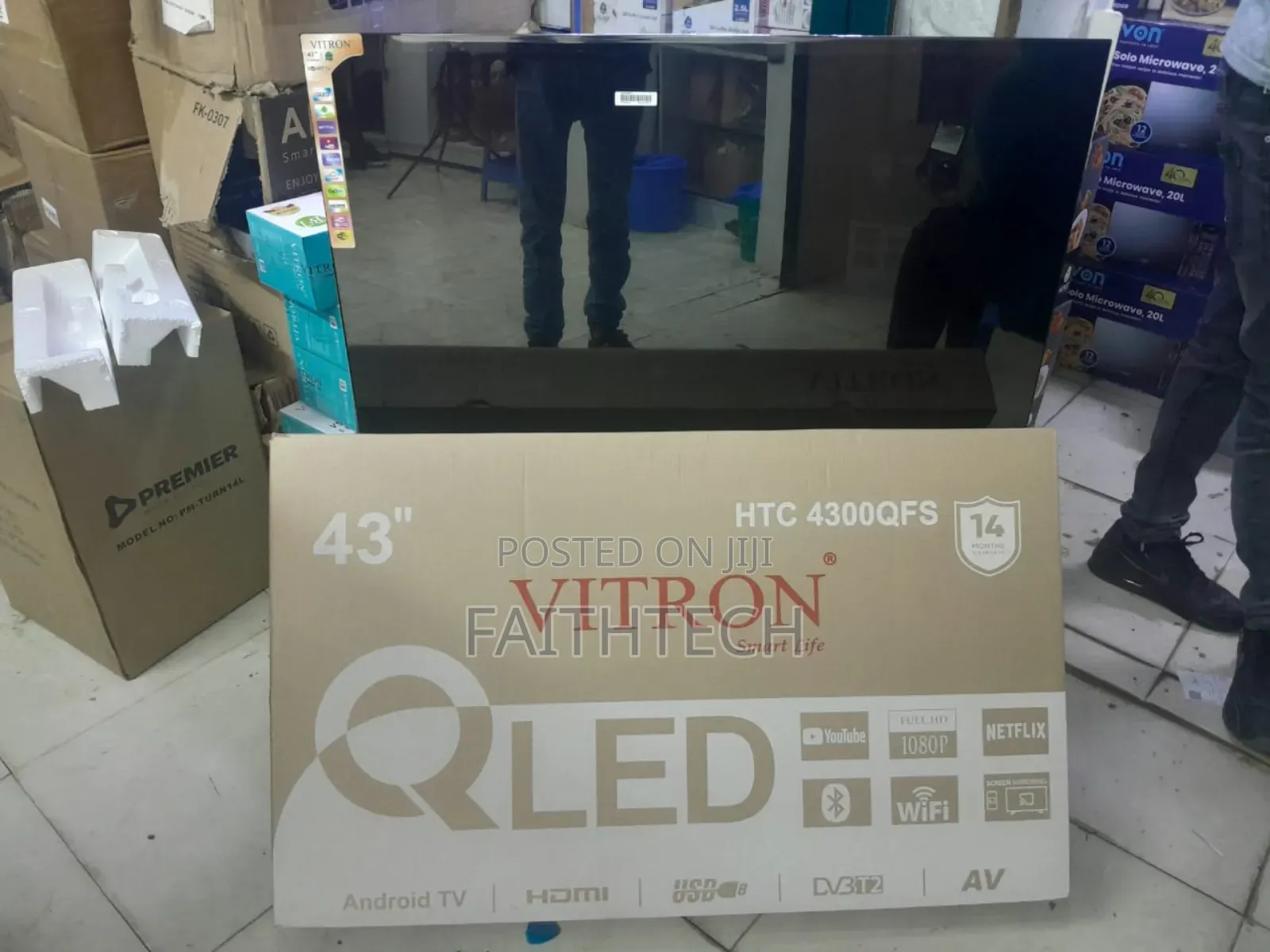 Vitron 43inches Qled Smart Tv