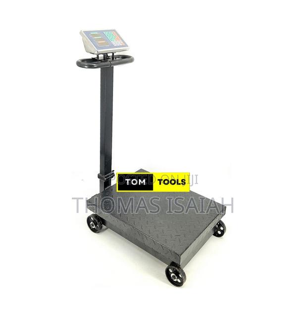 600kg Industrial Platform Digital Scale With Caster Wheels - main view