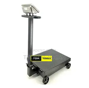 600kg Industrial Platform Digital Scale With Caster Wheels