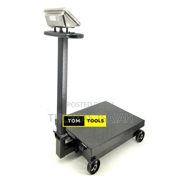 600kg Industrial Platform Digital Scale With Caster Wheels - thumbnail 5