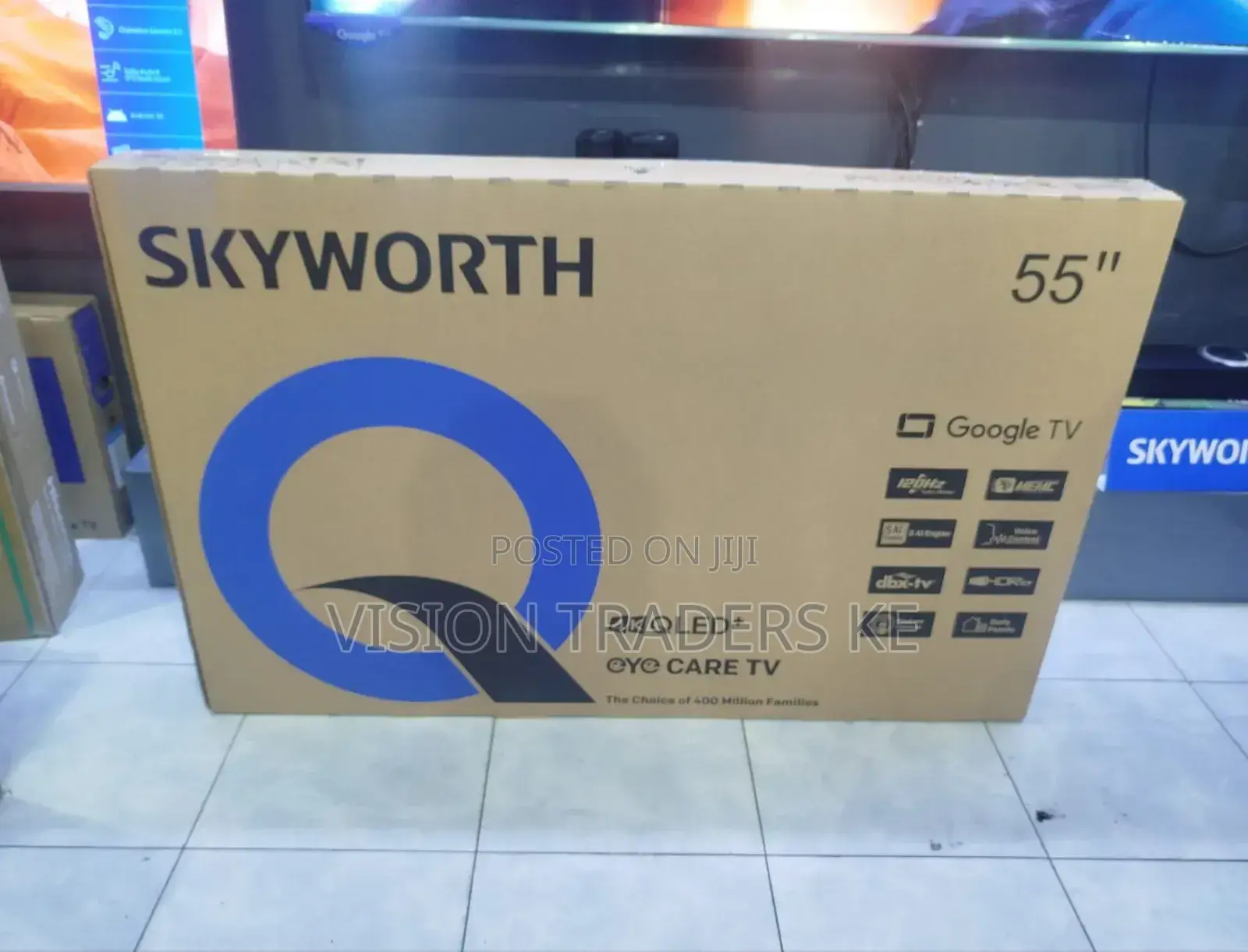 Skyworth 55 Inches Google Qled Frameless Tv