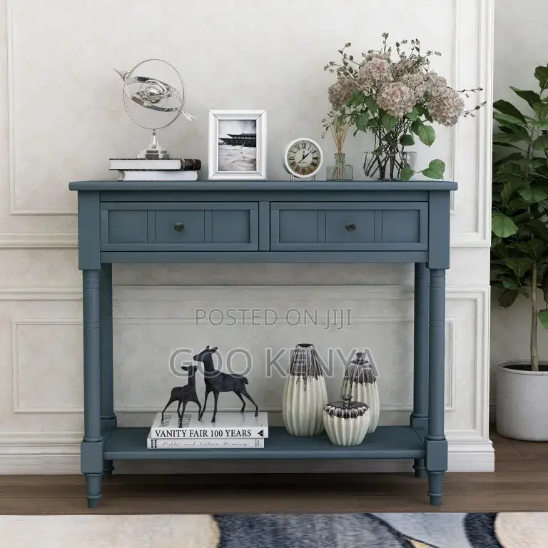 Home Table; Home Hall Console Table With Wooden Drawers