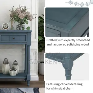 Home Table; Home Hall Console Table With Wooden Drawers