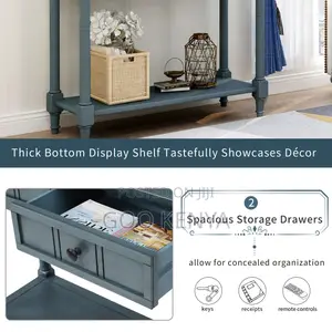 Home Table; Home Hall Console Table With Wooden Drawers
