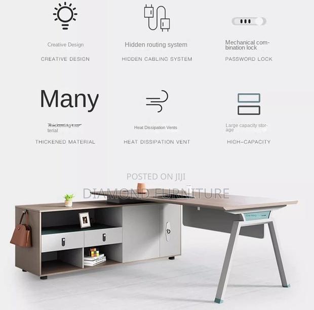 Office Furniture; {Advanced Executive Modern Office Desk Design} - thumbnail 2
