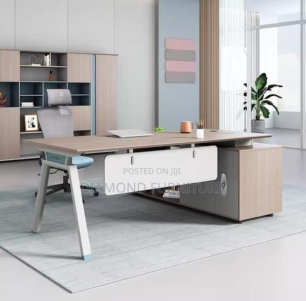 Office Furniture; {Advanced Executive Modern Office Desk Design} - thumbnail 7