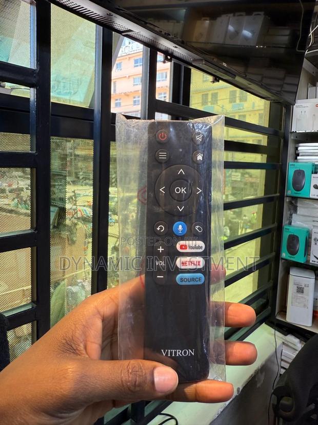 Replacement Remote Control for Vitron Smart/Android Tv Source Button - thumbnail 3