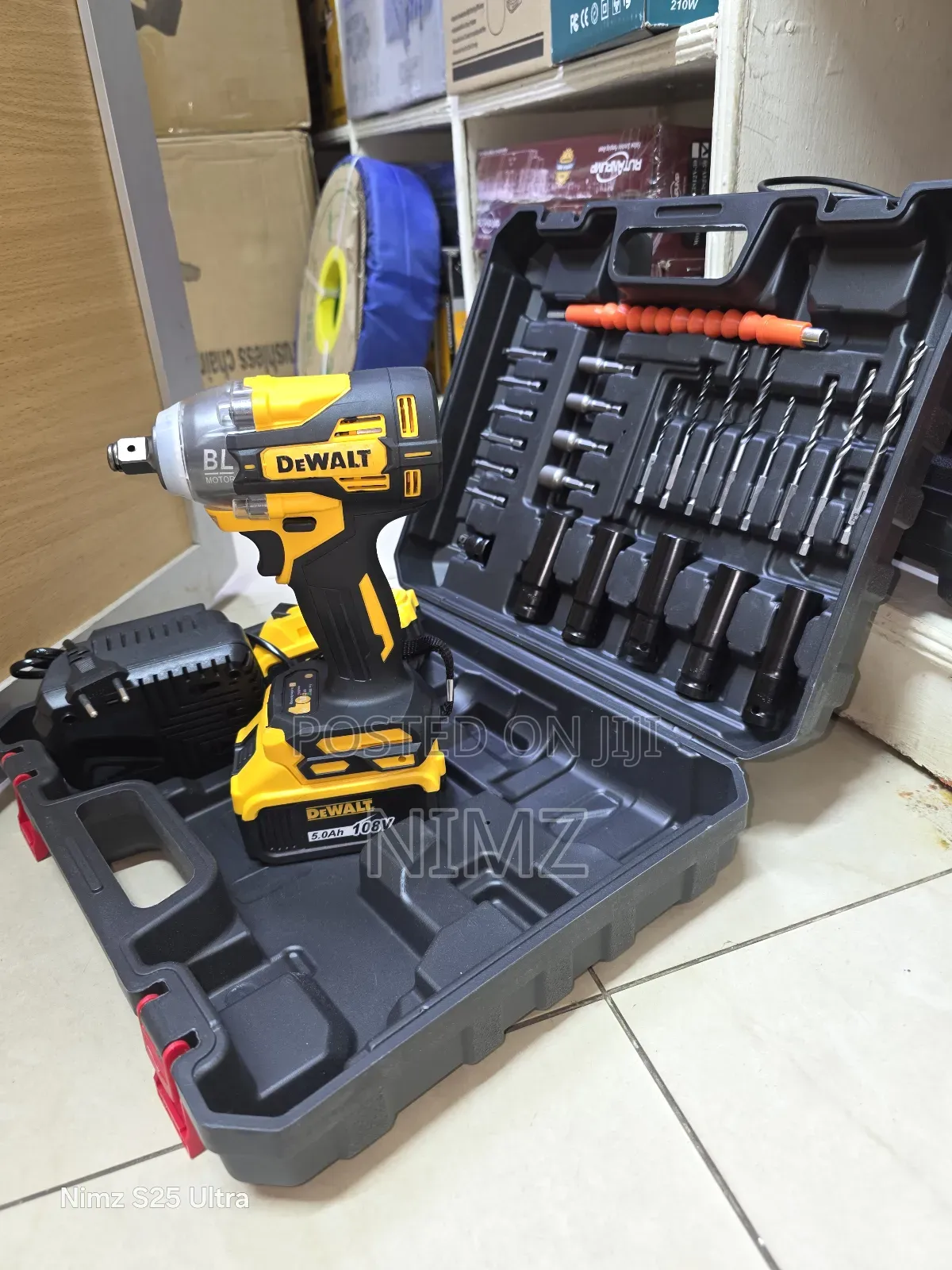 Cordless Impact Wrench Dewalt 108v
