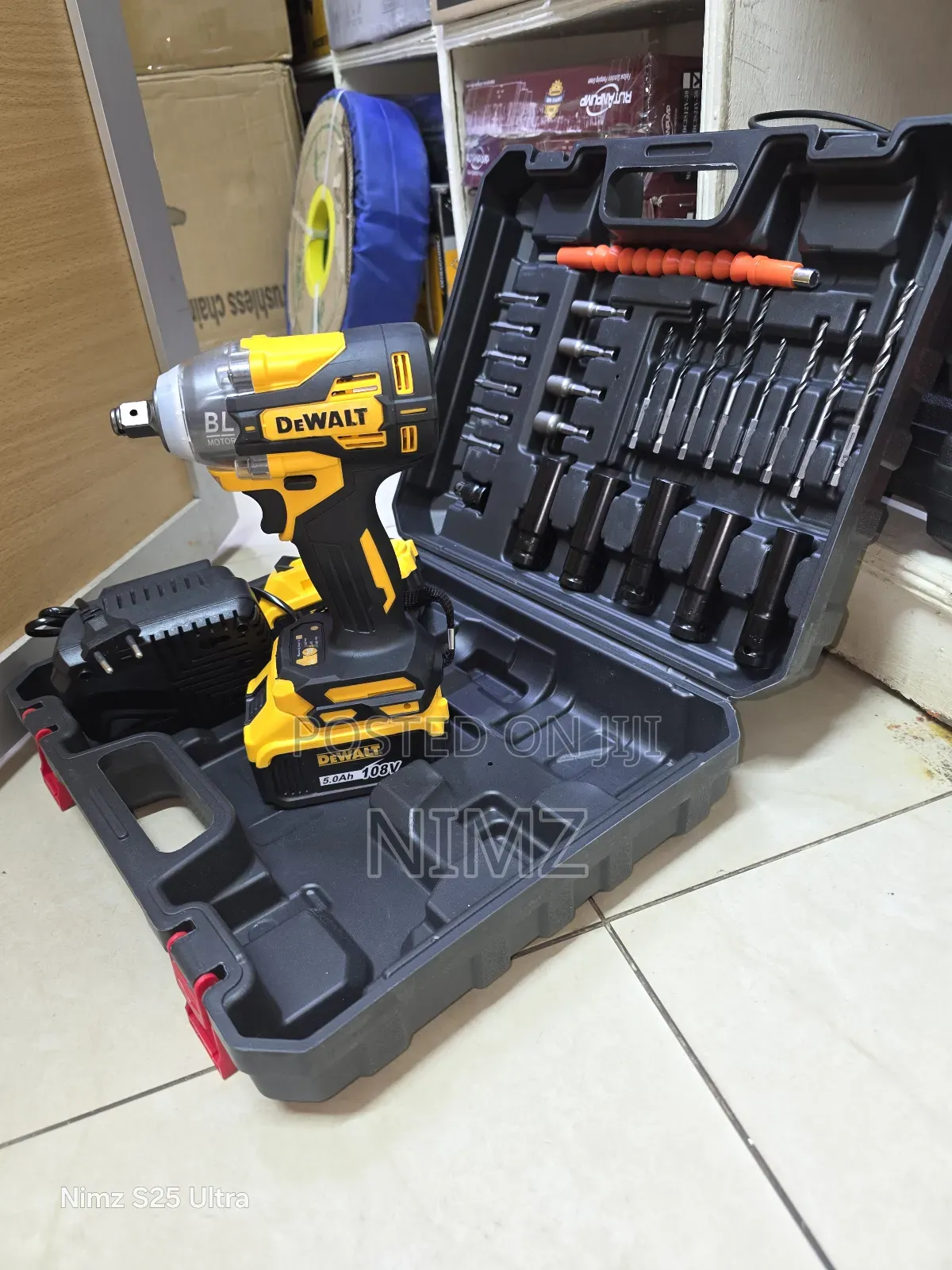 Cordless Impact Wrench Dewalt 108v