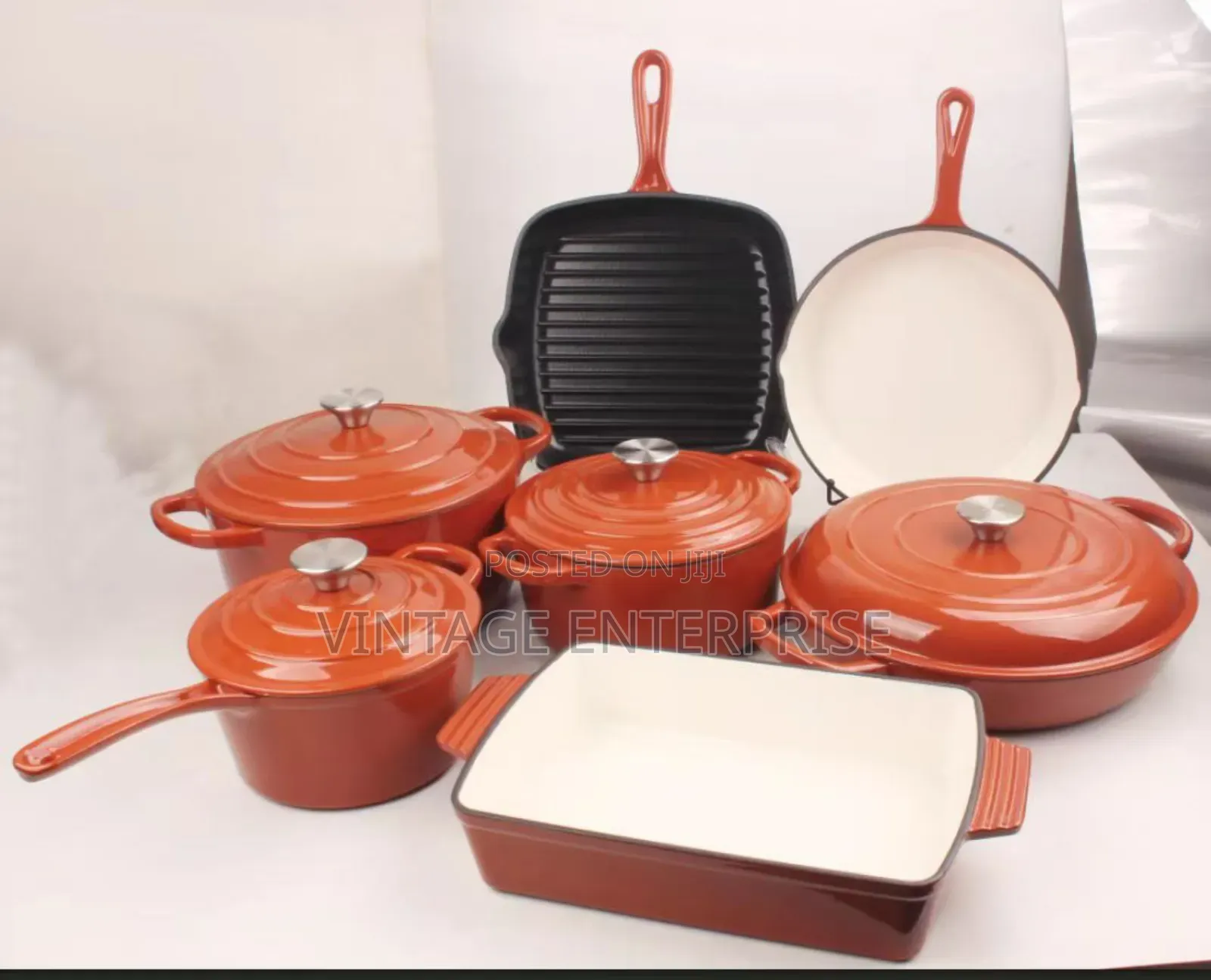 Cast Iron Cookware Set