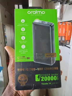 Oraimo Traveller 12 Power Bank 20000mah
