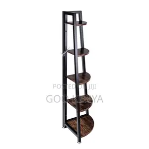 Home Shelves; Multi-Layer Wooden Corner Storage Unit