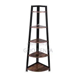 Home Shelves; Multi-Layer Wooden Corner Storage Unit
