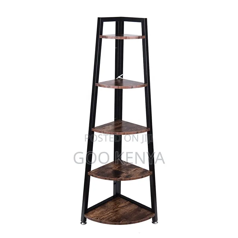 Home Shelves; Multi-Layer Wooden Corner Storage Unit
