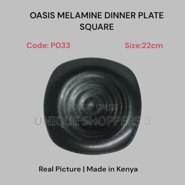 Oasis Melamine Square Dinner Plate – P033