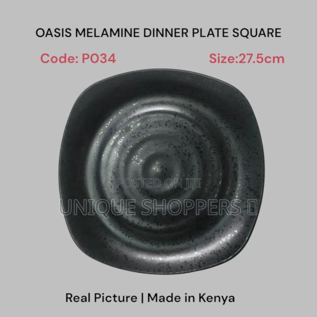Oasis Melamine Square Dinner Plate – P034 Size: 27.5c - main view