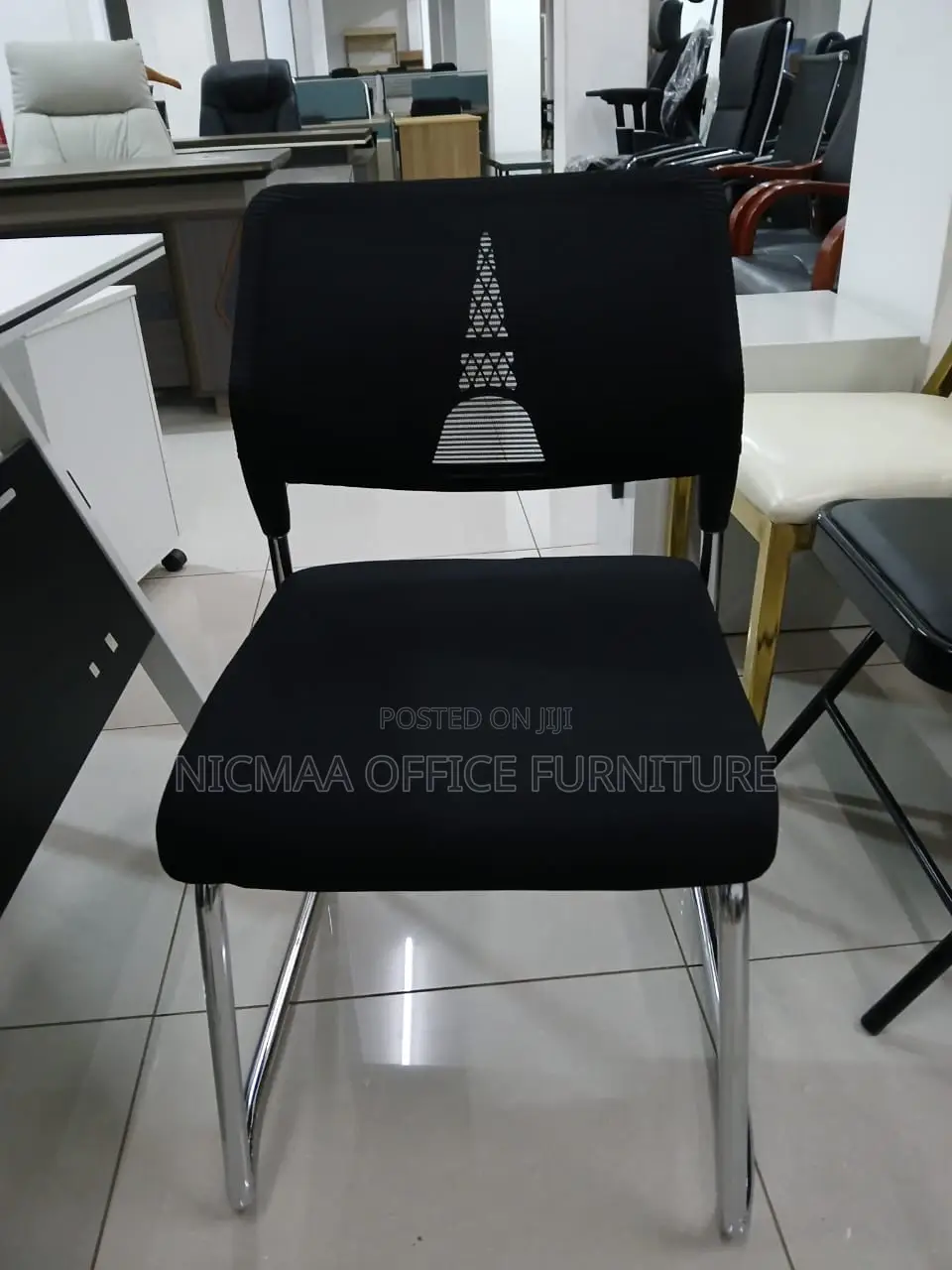 Eiffel Mesh Cantilever Chair