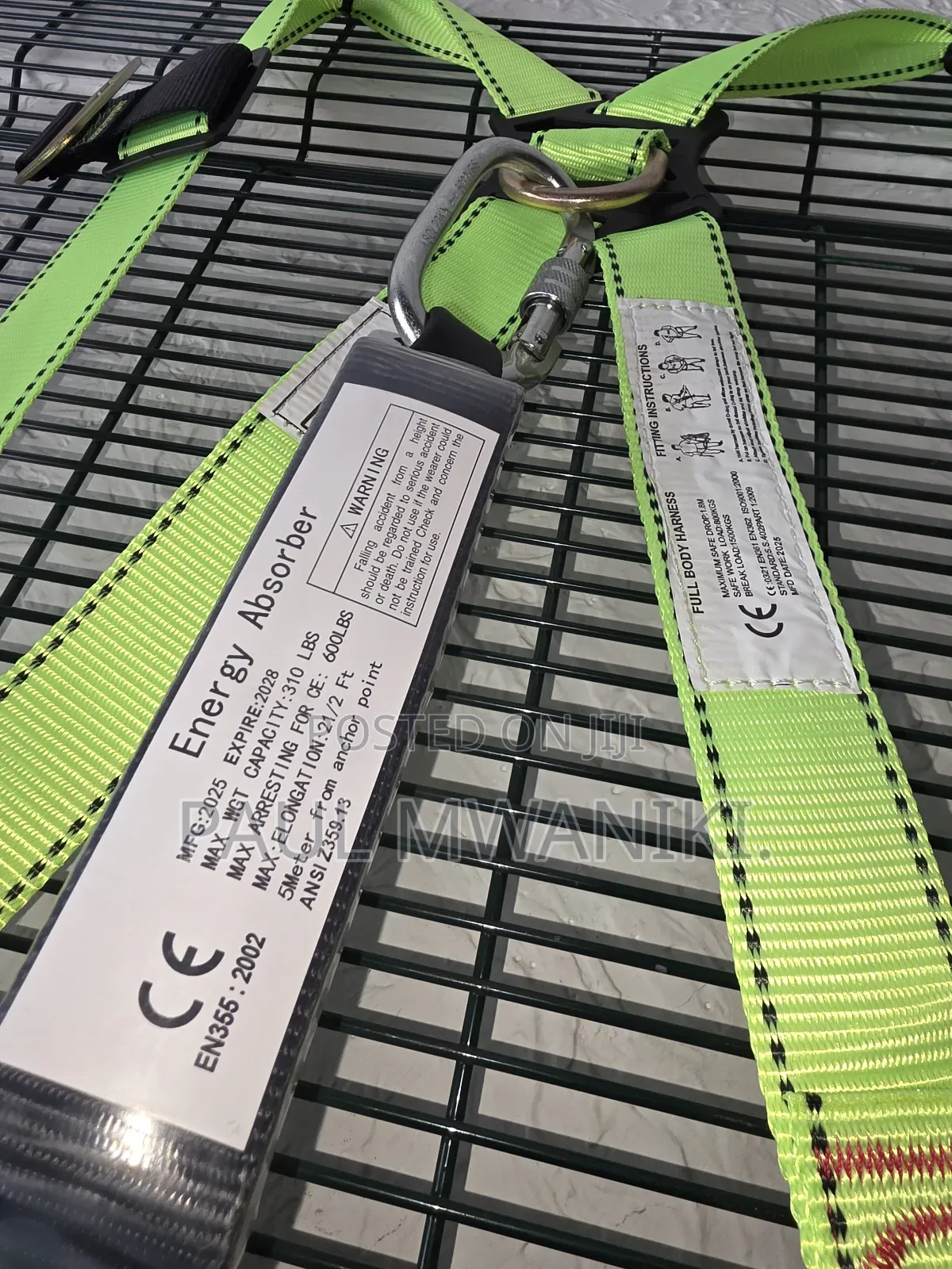 Heavy Duty Full Body Harness