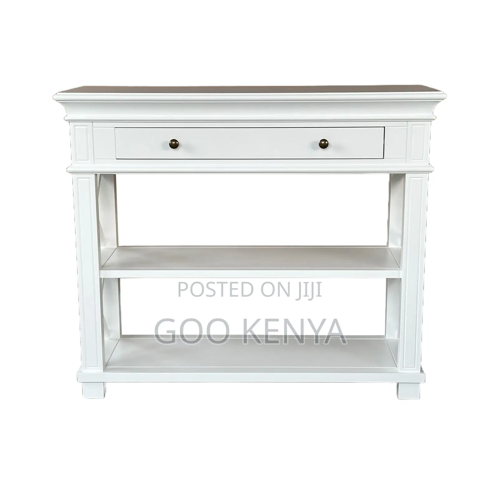 Home Table; Vintage Style Wooden Console Table With Storage