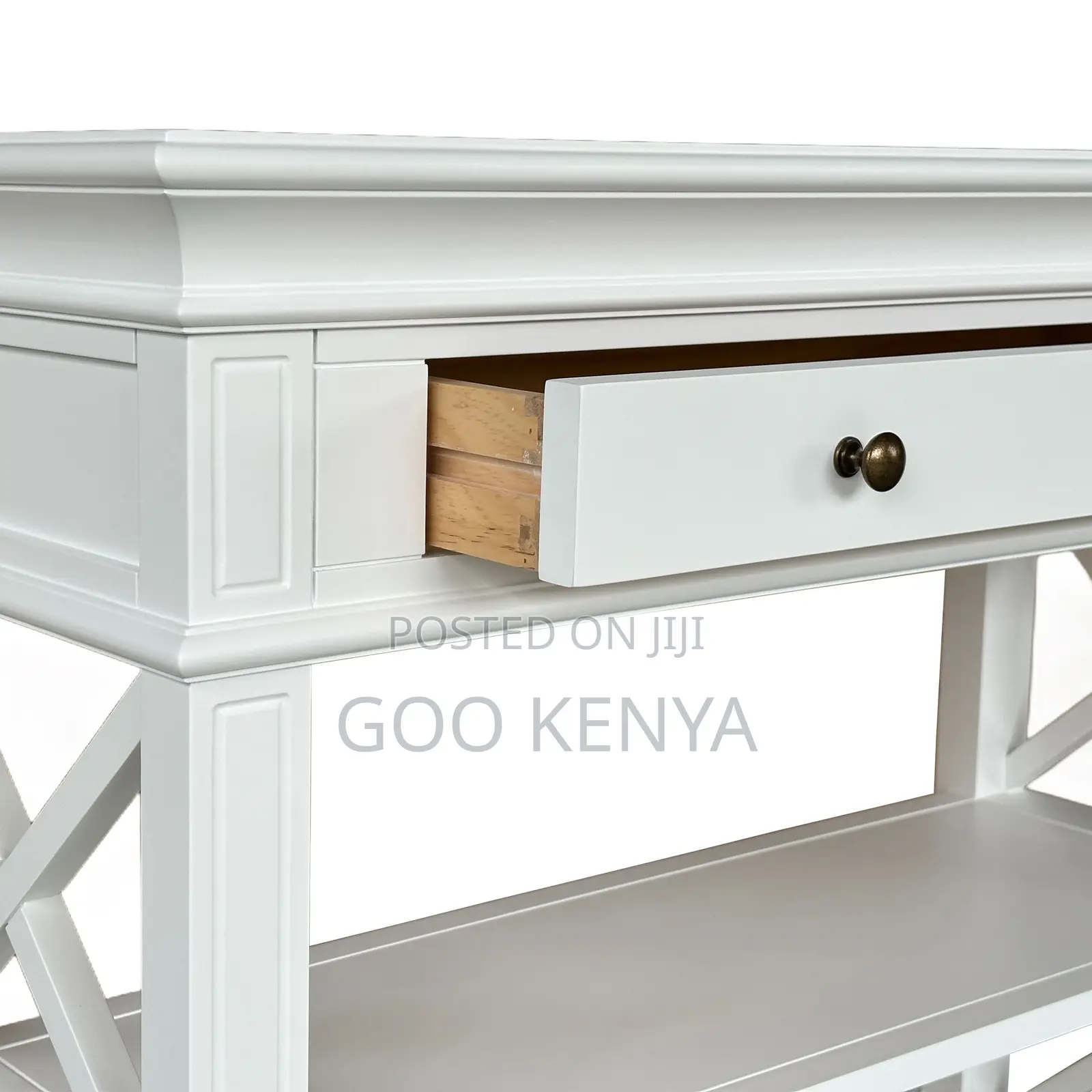 Home Table; Vintage Style Wooden Console Table With Storage