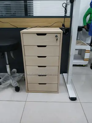 6-Drawer Sleek Storage for Modern Workspaces Cabinet