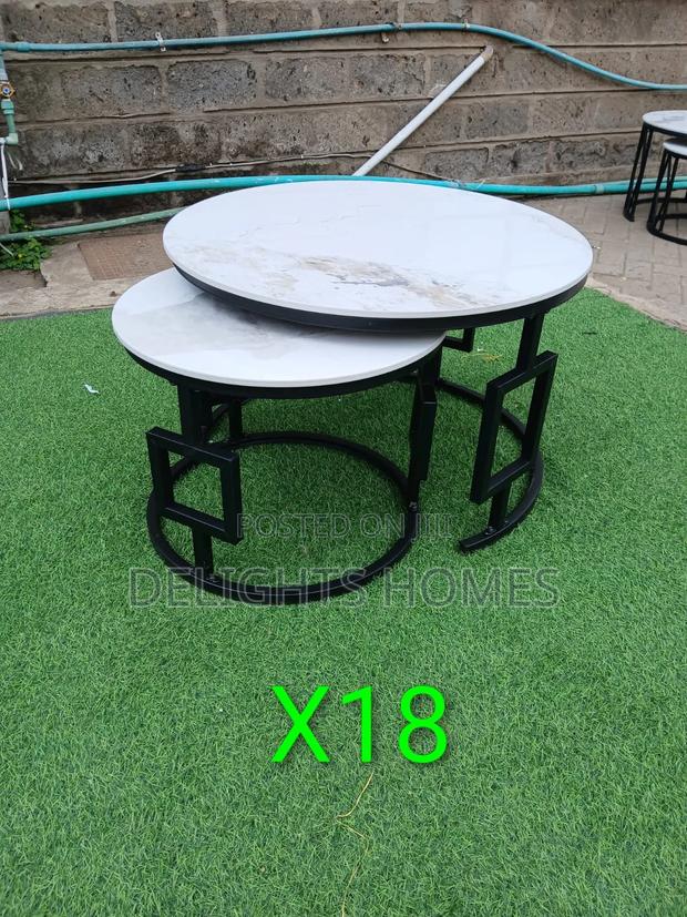 2in1 Marble Tables - thumbnail 2