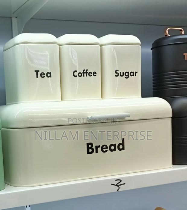 Bread Bin With Three Canister Set* - thumbnail 3