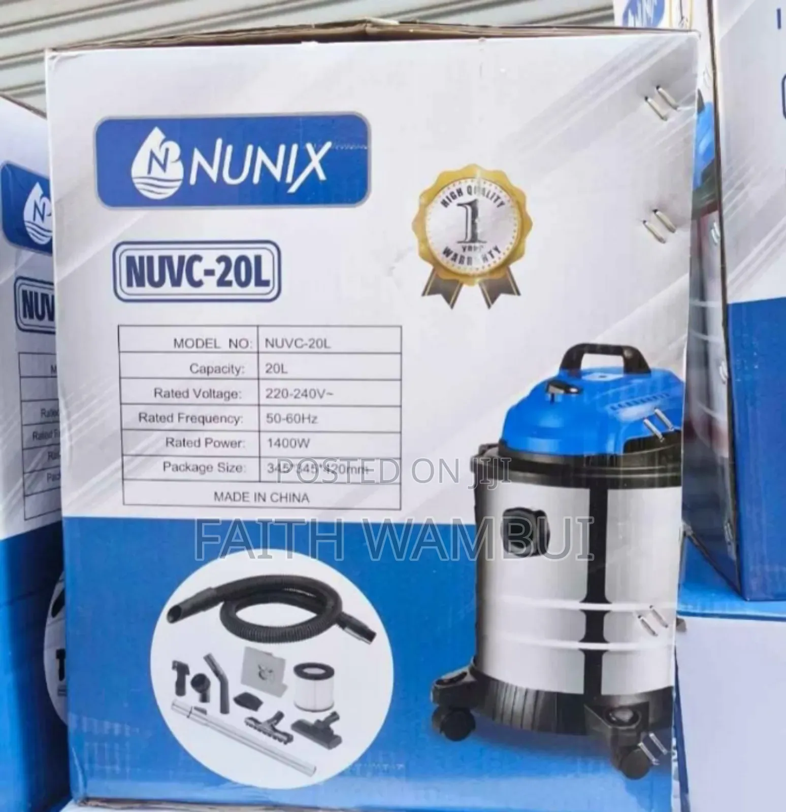 New Arrival Nunix 20 Litres Vaccum Cleaner Vacuum Cleaner 20 Litres